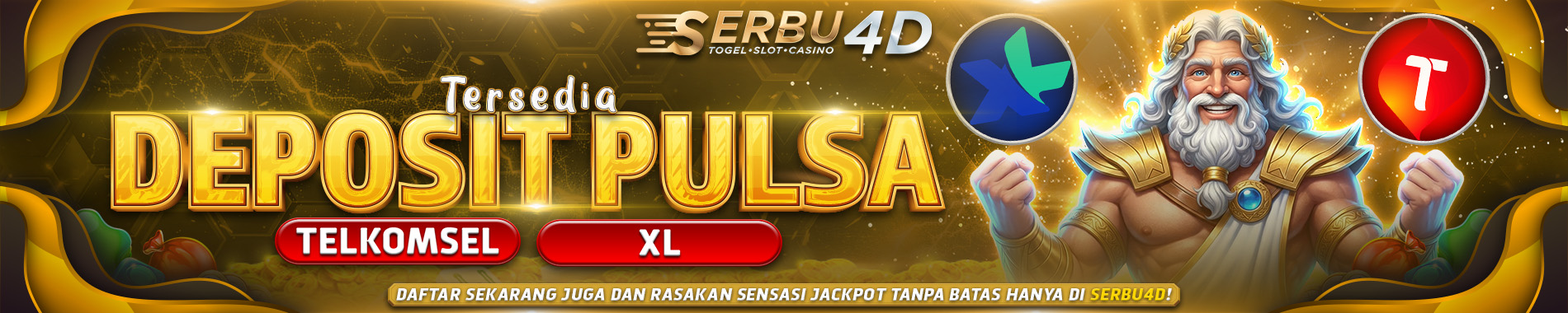 SERBU4D: Situs Slot Gacor Terpercaya Deposit Pulsa